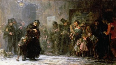 Applicants for Admission to a Casual Ward, 1874 by Samuel Luke Fildes